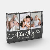 ファミモダンリスクリプトコラージュシンプルエレガント写真  フォトブロック (左)