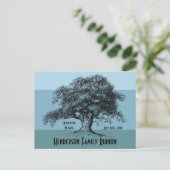 ファミモダンリツリー懇親会日付の保存 案内ポストカード (スタンド正面)