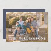 ファミモダンリポートレート（黄と青の姓） シーズンカード (正面/裏面)