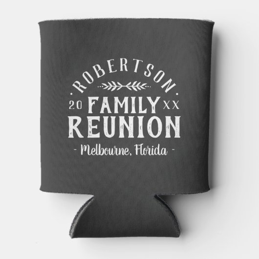 ファミモダン素朴リ懇親会 |グレー 缶クーラー (正面)