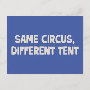 ファミリおもしろい引用文私たちは新しいアドレス青を移動 ポストカード