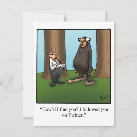 ファミリおもしろい懇親会招待状 招待状 (正面)