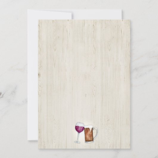 ファミリおもしろい懇親会招待状 招待状 (裏面)