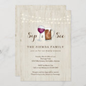 ファミリおもしろい懇親会招待状 招待状 (正面/裏面)