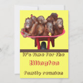 ファミリおもしろい懇親会 招待状 (正面)