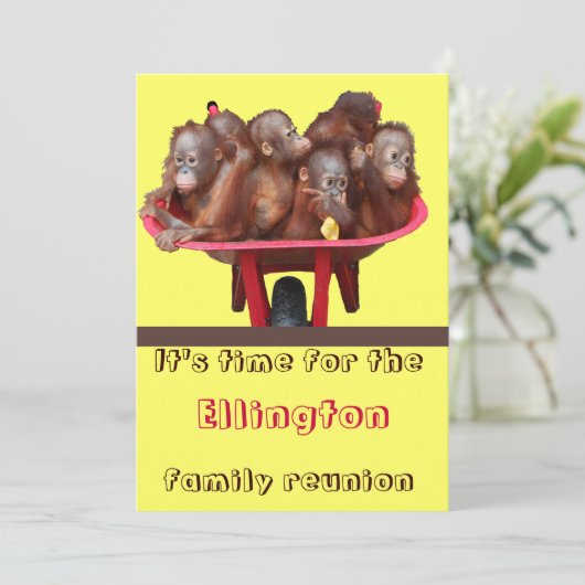 ファミリおもしろい懇親会 招待状 (スタンド正面)