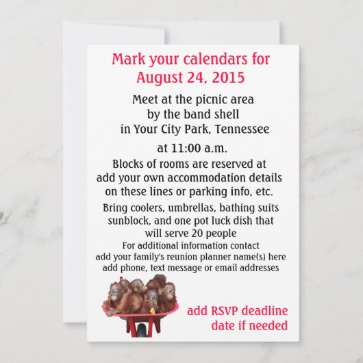 ファミリおもしろい懇親会 招待状 (裏面)