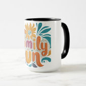 ファミリおもしろい マグカップ (正面右)