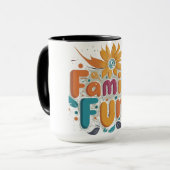 ファミリおもしろい マグカップ (正面左)