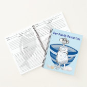 ファミリお気に入りのレシピ ノートブック (内部)