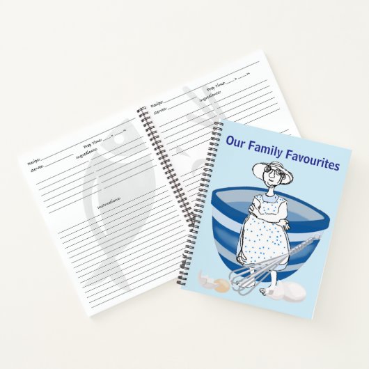 ファミリお気に入りのレシピ ノートブック (内部)