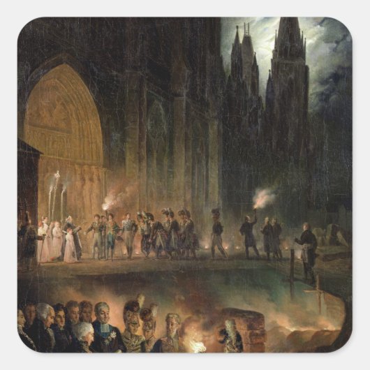 ファミリのボーンを転送す王室のる スクエアシール (正面)