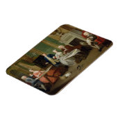 ファミリのポートレート, 1730s (キャンバス上の油) マグネット (左側)
