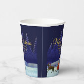 ファミリの追加/団体や組織20xx名前Blue Santa 紙コップ (右)