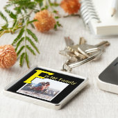 ファミリのF キーホルダー (側面)