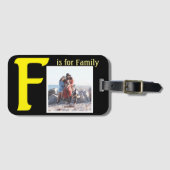 ファミリのF ラゲッジタグ (正面横)