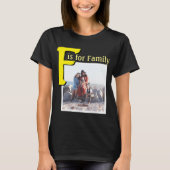 ファミリのF Tシャツ (正面)