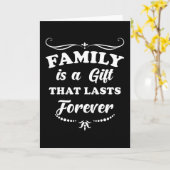 ファミリは贈り物ファミリことわざ カード (黄色い花)