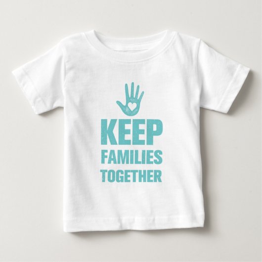 ファミリを一緒に ベビーTシャツ (正面)