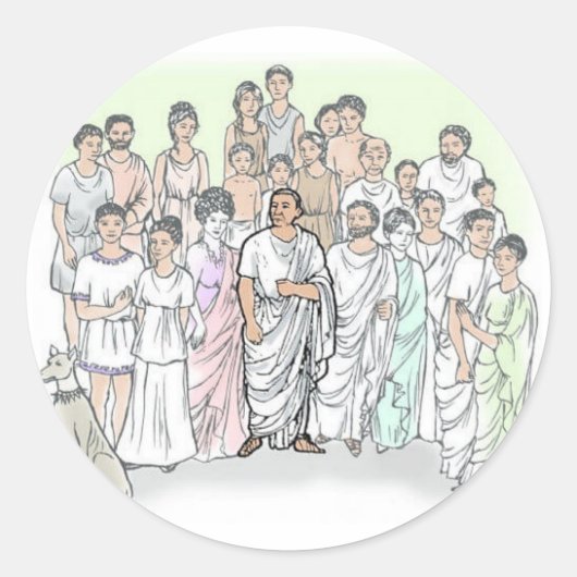 ファミリアカエシリ ラウンドシール (正面)