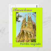ファミリアサグラダ ポストカード (正面/裏面)