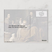 ファミリアデルパジャリートバイバルトロメエステバンムリロ ポストカード (裏面)