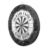 ファミリアネームゲームルーム白フェイク木 ダーツボード (正面右)