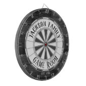 ファミリアネームゲームルーム白フェイク木 ダーツボード (正面左)