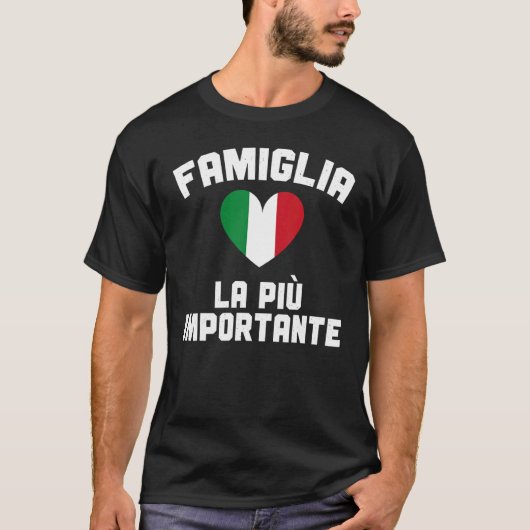 ファミリアラピウインテンテイタリアカルチャーイタリアン Tシャツ (正面)