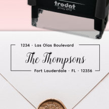 ファミリエレガント名スクリプト差出人住所