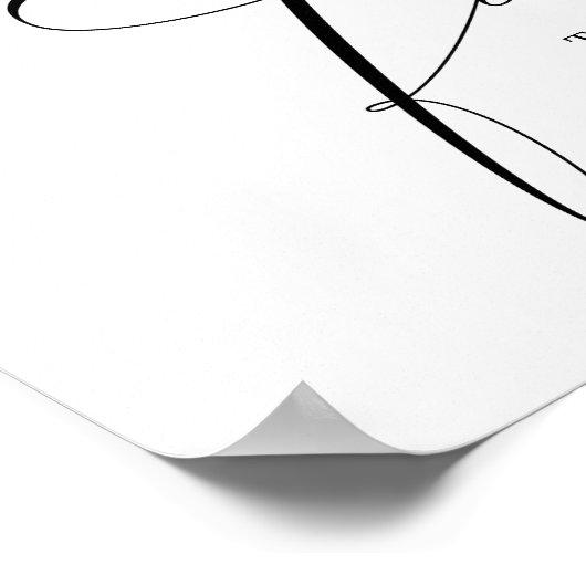 ファミリエレガント16x20 3フォトコラージュ ポスター (角)