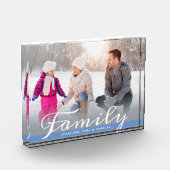 ファミリオーバーレイの水平写真 フォトブロック (左)