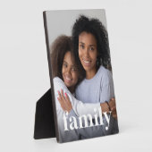 ファミリオーバーレイ垂直方向の写真 フォトプラーク (側面)