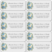 ファミリカスタムステッカーのフローラ住所 シール (正面)