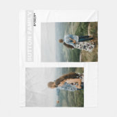 ファミリカスタムーコラージュフォトアルバムブランケット フリースブランケット (正面)