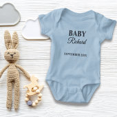 ファミリカスタム名の姓ベビー誕生 ベビーボディスーツ