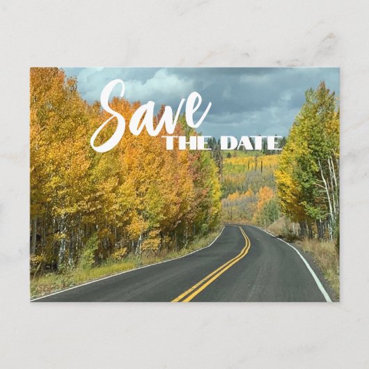 ファミリカスタム懇親会写真の保存日付 案内ポストカード (正面)