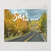 ファミリカスタム懇親会写真の保存日付 案内ポストカード (正面)