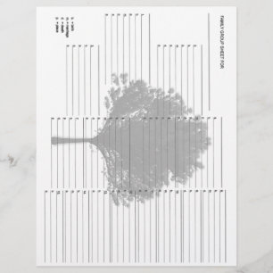 ファミリグループシート紙