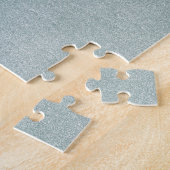 ファミリコンテンポラリーツリー：灰色 – 緑 ジグソーパズル (側面)