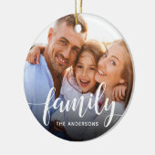 ファミリスクリプトオーバーレイの写真と名前 セラミックオーナメント (左)