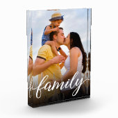 ファミリスクリプトタイポグラフィカスタムモダン フォトブロック (左)