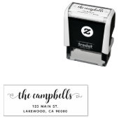 ファミリスクリプトハート差出人住所 セルフインキングスタンプ (インサイチュ)