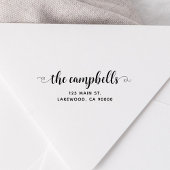 ファミリスクリプトハート差出人住所 セルフインキングスタンプ