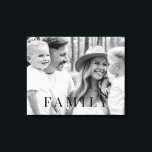 ファミリタイポグラフィB/Wポートレート大型キャンバス印刷 キャンバスプリント<br><div class="desc">ファミリーブラックとホワイトのポートレートキャンバスラージ.タイポグラフィ。黒と白のフィルタをポートレートに適用。</div>