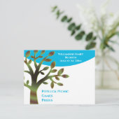 ファミリツモダンリーファミリ懇親会 インビテーションポストカード (スタンド正面)