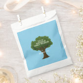 ファミリツリーと名前 |ファミリ懇親会 フェイバーバッグ (クリップ留めされた状態)