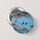 ファミリツリー(オリジナル絵画) 缶バッジ (正面&裏面)