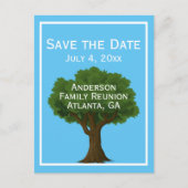 ファミリツリー|ファミリ懇親会日付の保存 案内ポストカード (正面)