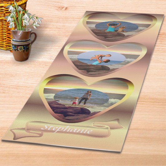 ファミリハートと海0893 ヨガマット